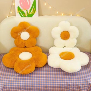 🔥熱銷商品🔥ins風太陽花抱枕沙髮客廳白色花朵飄窗靠墊花瓣靠背現代輕奢床頭- MT全球