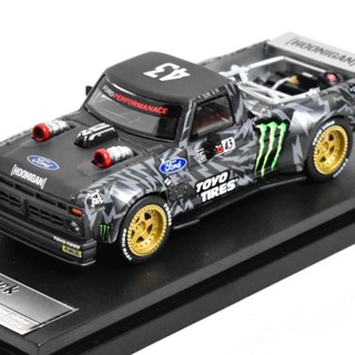 [限時下殺]汽車模型 SW 1:64 福特野馬RTR Ford F-150皮卡派克峰塗裝模擬閤金汽車模型