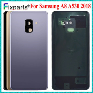 SAMSUNG 1pcs 5.6" 適用於三星 Galaxy A8 2018 A530 A530F 電池蓋後門外殼帶相機