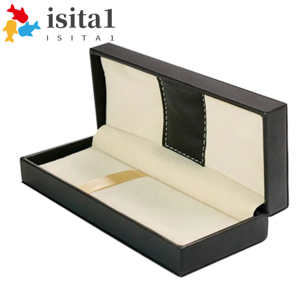 ISITA禮品筆盒,PU材料矩形鋼筆盒,學生包裝寫作精緻豪華筆式收納盒商務禮品