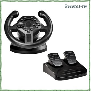 [KesotoaaTW] Pc 遊戲方向盤 USB 模擬器賽車方向盤
