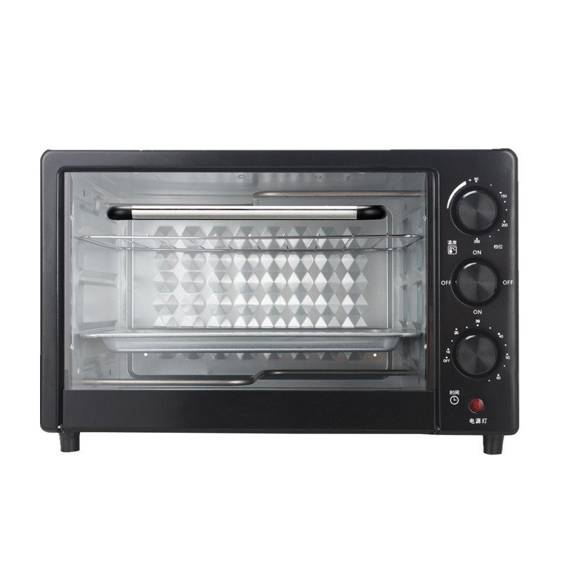 電烤箱臥式雙層電烤爐烘培跨境英文迷你歐規烤箱22L110V家用 9NPL