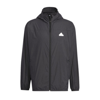 Adidas TH LW WV JKT IT3940 男 連帽 外套 運動 訓練 休閒 輕便 透氣 防曬 薄外套 黑