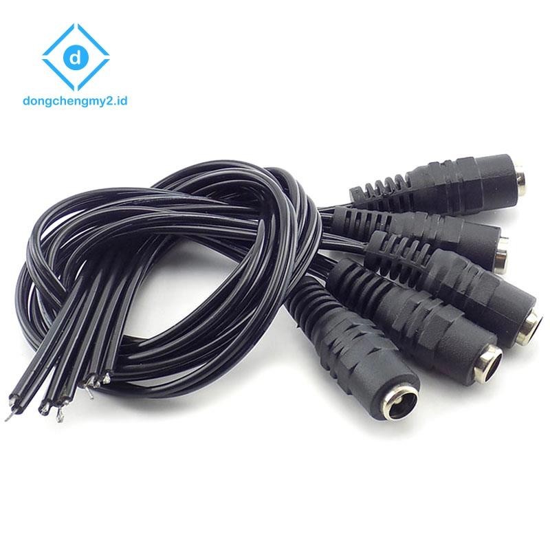 [dongchengmy2]10Pcs 5.5x2.1 插頭 DC 母電纜線連接器用於 3528 5050 LED 燈條