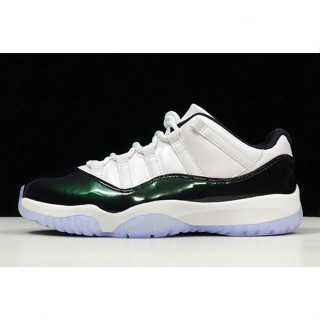 2024 高品質現成運動鞋 NK AJ Air Jordan 11 Emerald base 復古 528895 籃球網