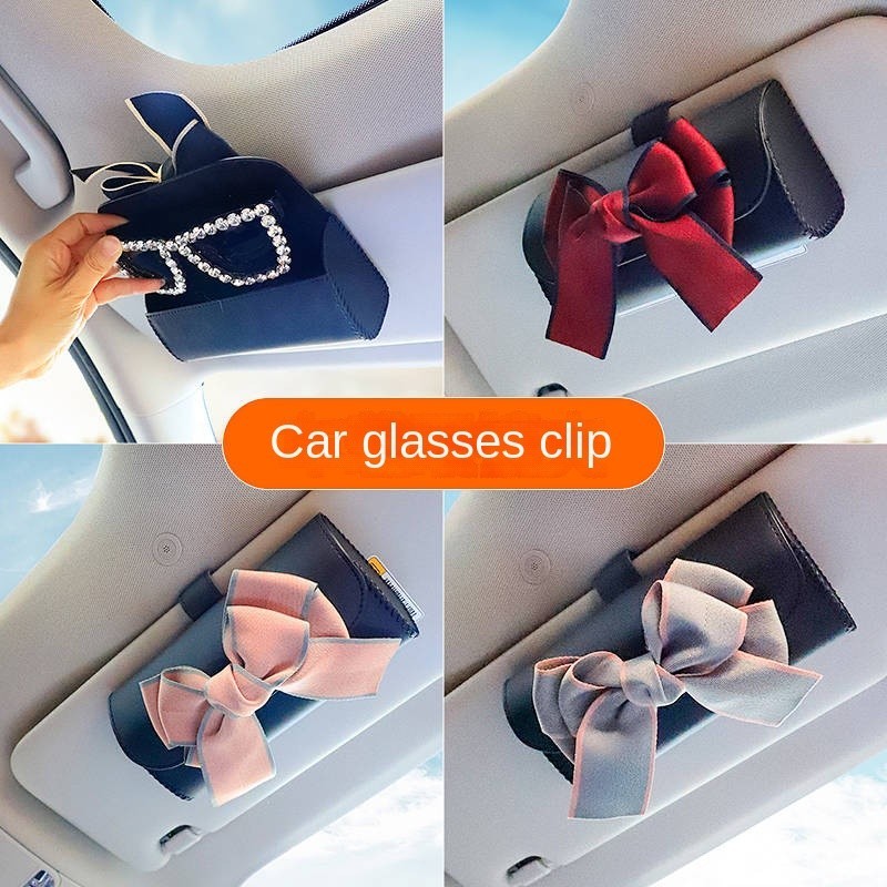 五菱巨集光MINI車載眼鏡盒 多功能車內遮陽板收納墨鏡盒 汽車眼鏡夾 7WGt