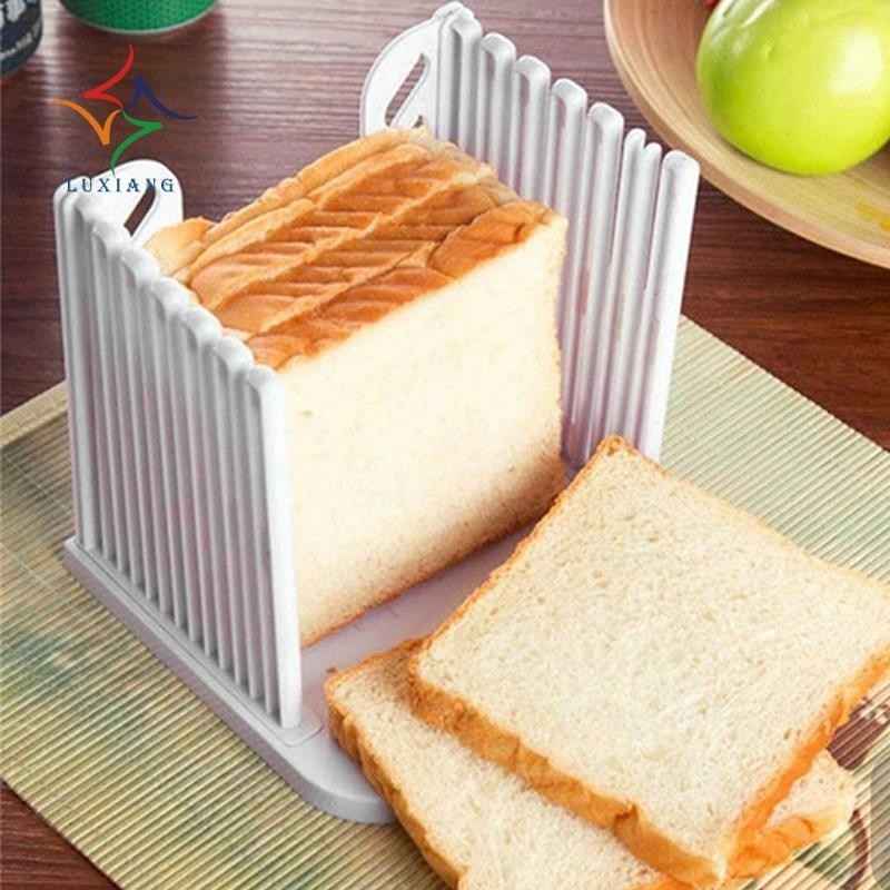 可調節吐司切片機/自製麵包切割指南,塑料麵包切片機麵包