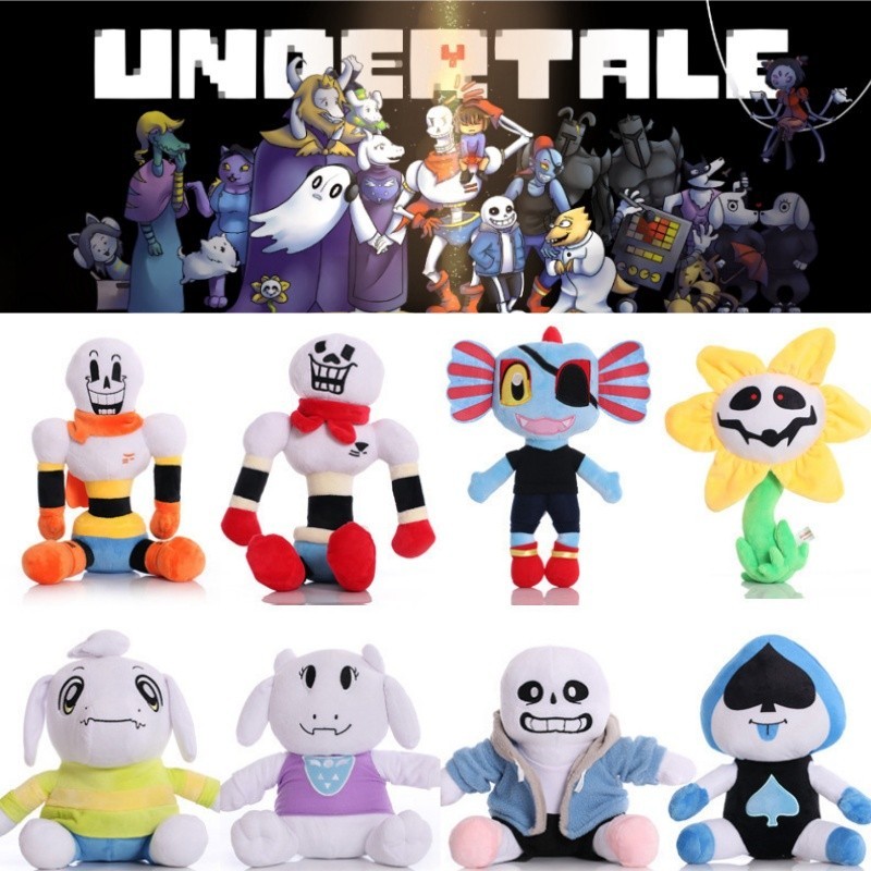 Undertale系列各種遊戲角色毛絨公仔兒童收藏遊戲商品完美