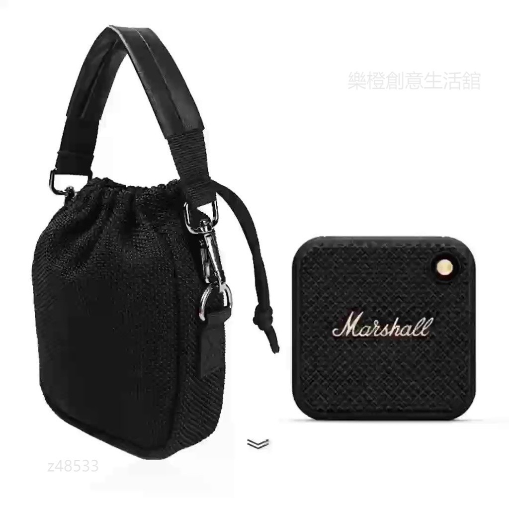 適用馬歇爾Marshall WILLEN藍芽音箱保護套便攜手提包透音網布袋 收納包 保護套