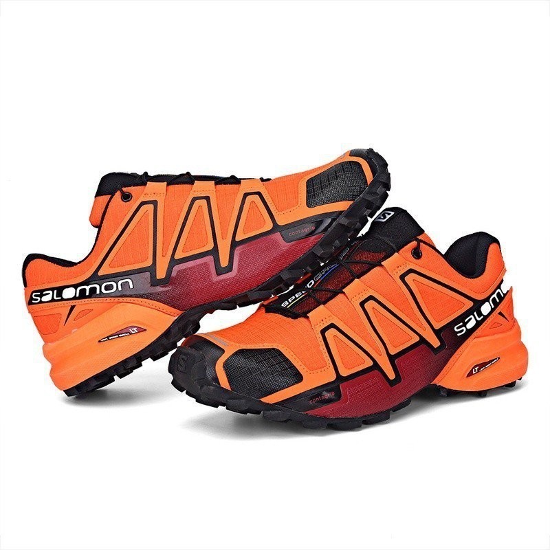 原裝 Salomon Speed Cross 4 男士專業 Salomon 戶外徒步鞋橙色 40-46 碼 ZBWU