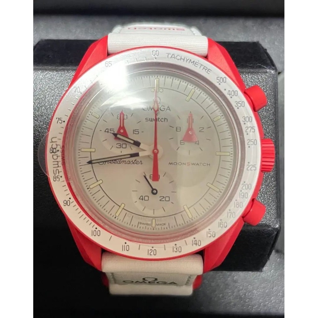 近全新 OMEGA 歐米茄 手錶 swatch Mars 日本直送 二手