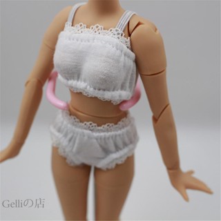 gelli Blythe小布娃娃娃衣 性感白色內衣內衣 適合 Azone 關節體娃娃穿