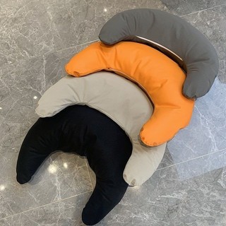 免運 貨到付 理髮店月亮U型抱枕大號抱枕靠背美髮店剪髮月亮抱枕髮廊專用靠枕