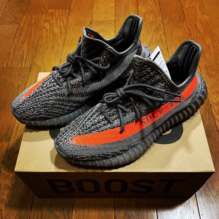 【Luxury】愛迪達灰橘 Adidas YEEZY Boost 350 V2 Beluga Reflective全反光