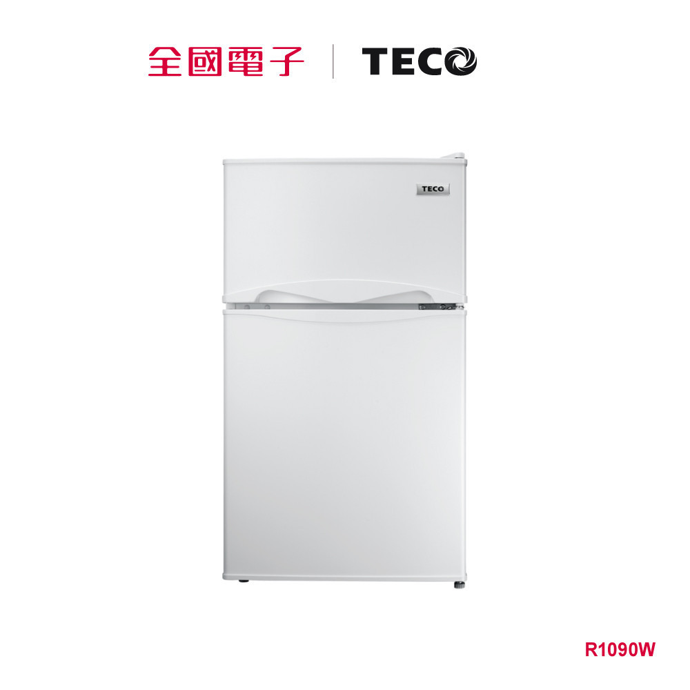 東元93L定頻雙門冰箱-白  R1090W 【全國電子】