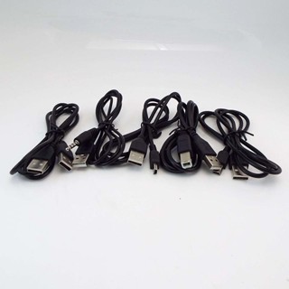Usb 2.0 A 型公頭轉 B 公頭迷你 USB 列印機電纜 3.5 毫米音訊 v3 充電延長線連接器適配器線 TWK
