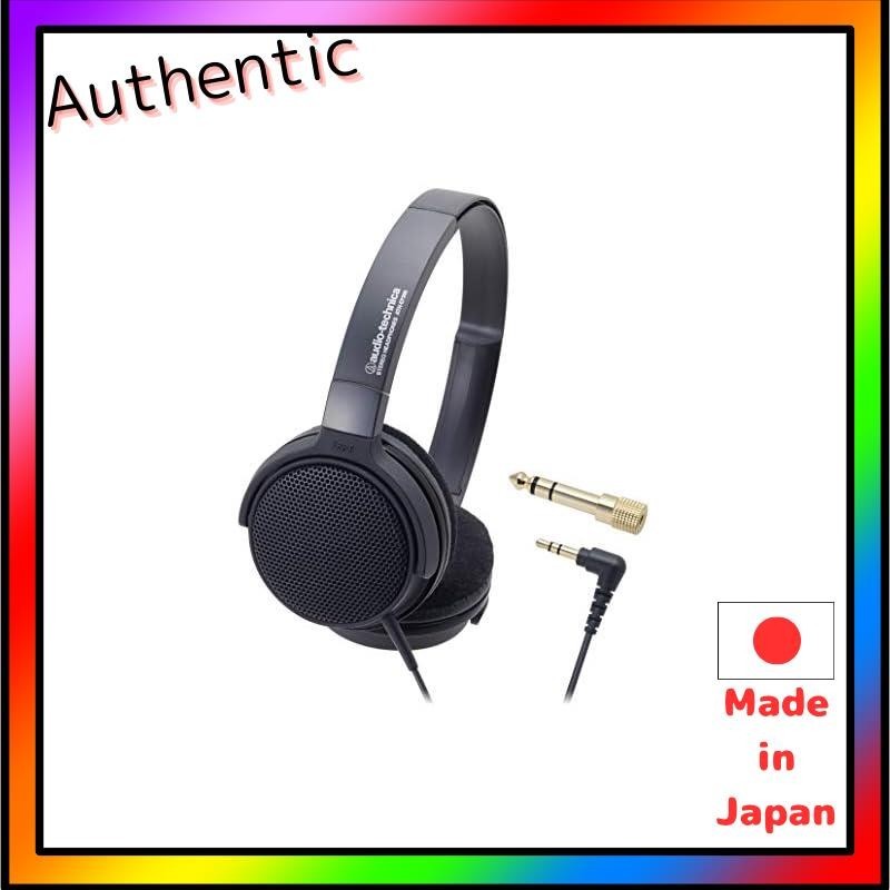 【日本直郵】铁三角 ATH-EP300 BK 用于乐器的监听耳机 数码钢琴 黑色 普通型