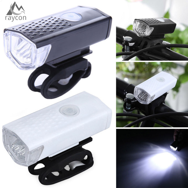 清倉促銷! 自行車自行車燈 USB LED 可充電套裝山地自行車前後大燈手電筒