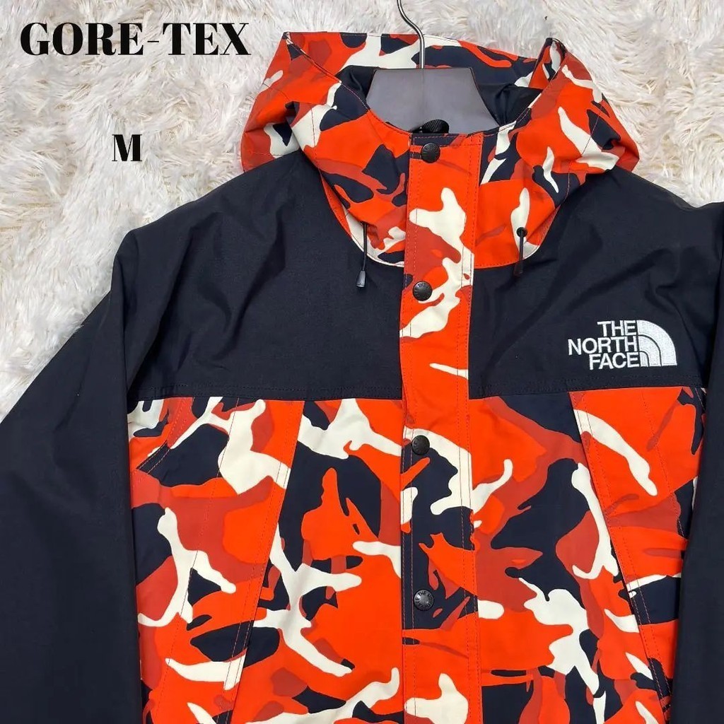 THE NORTH FACE 北面 夾克外套 橙色 Gore-Tex 日本直送 二手