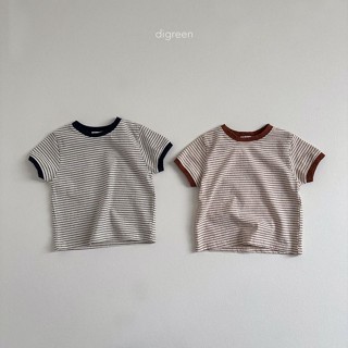 預購 DIGREEN 橫紋配色上衣 韓國童裝代購👶BINBINforkids👶