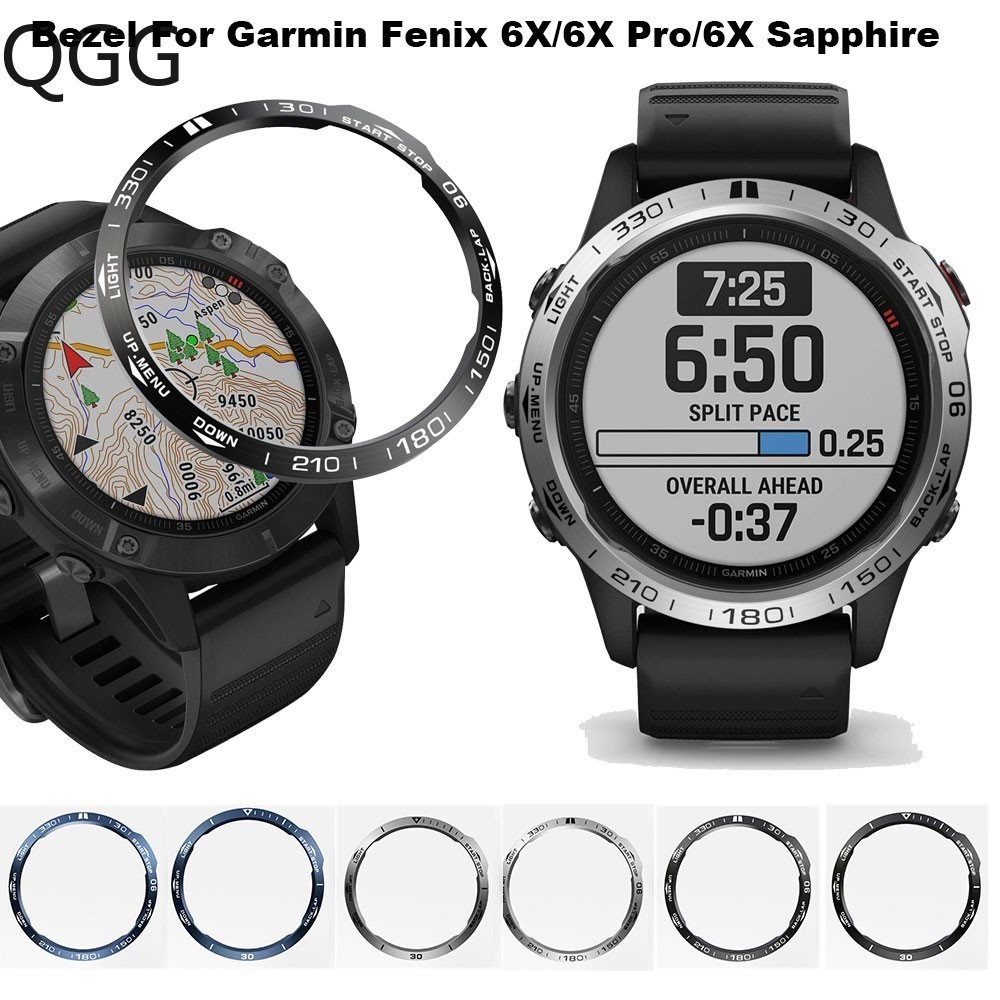 適用於佳明Garmin Fenix 6x/6x Pro/Fenix 6x sapphire 手錶表圈 保護圈 屏幕保護套