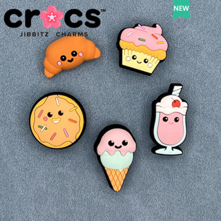 crocs 鞋釦 金屬洞洞鞋鞋釦 卡通可愛飲料 美食蛋糕 鞋附件