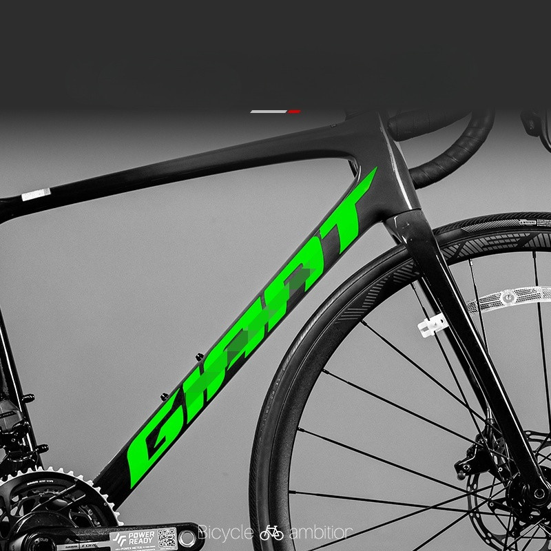 客製化【腳踏車貼紙】適用Giant捷安特TCR ADV 1公路腳踏車標誌 logo 防水 塗裝貼紙 改色膜