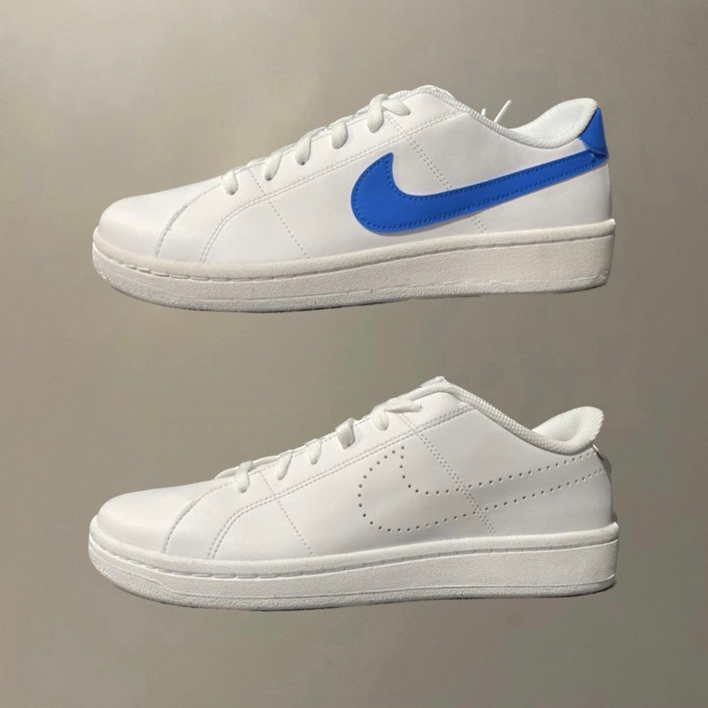 NIKE COURT ROYALE 2 男生休閒鞋 白藍 全白 DH3160-103 DX5939-102