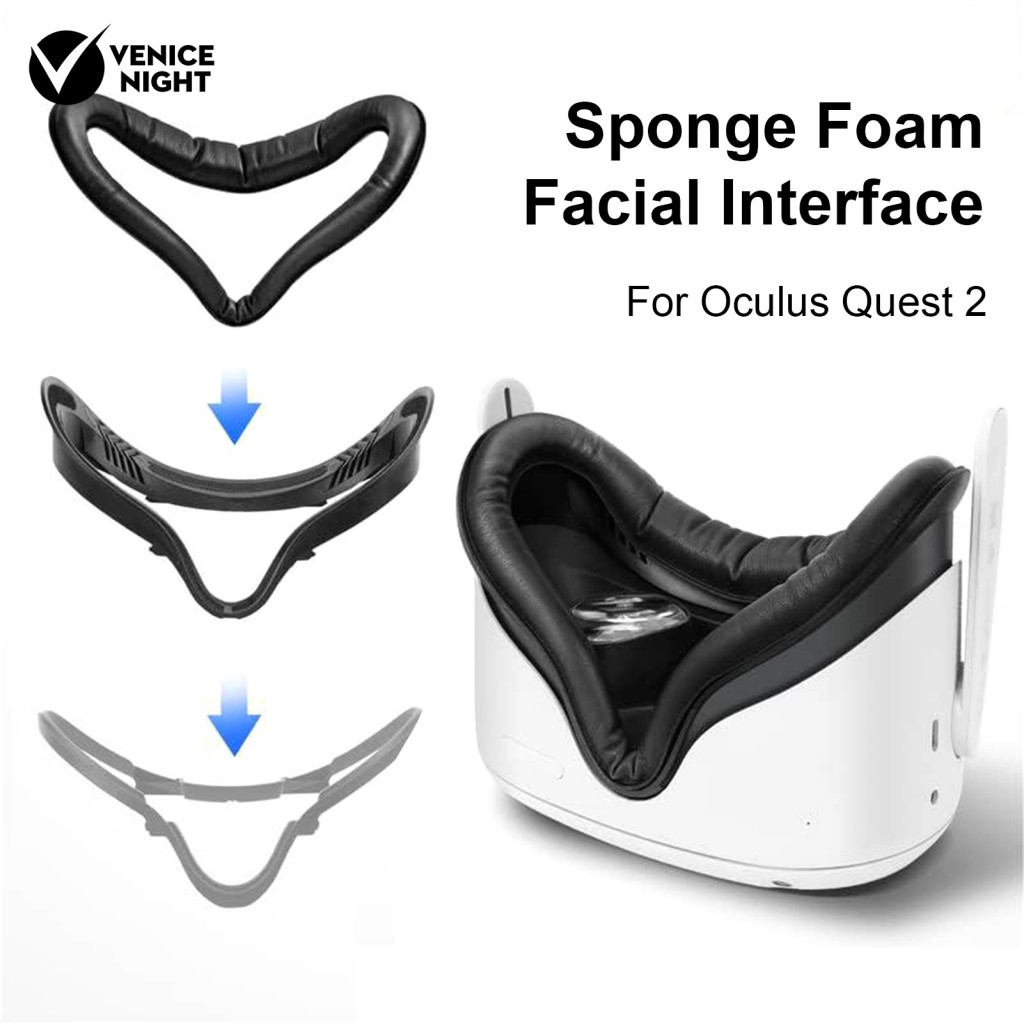 [VNMX] Oculus/for Meta Quest 2 防汗透氣接口支架的防霧 Vr 配件 Vr 耳機面罩舒適 V