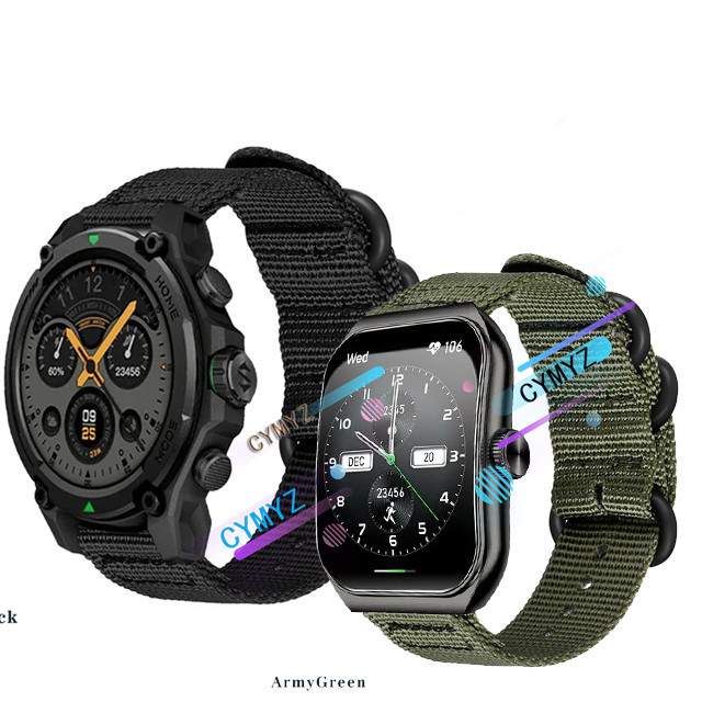 黑鯊手錶 GT3 GS3 錶帶黑鯊 GS3 GT3 錶帶尼龍錶帶運動腕帶