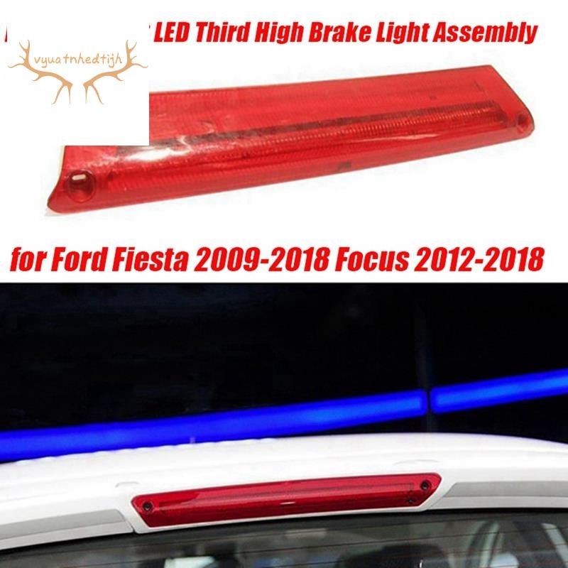 1 件裝汽車 LED 第三高剎車燈 8A61-13A613 Fiesta Focus 2009-2018 安裝後尾燈剎車