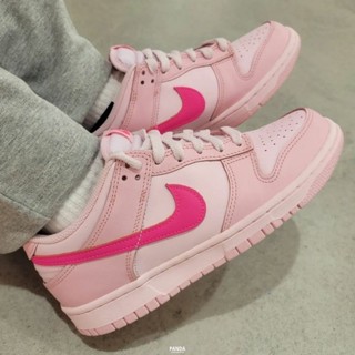 耐吉 大減價 Nike Dunk Low GS Triple Pink DH9765-600 女士休閒鞋 ff