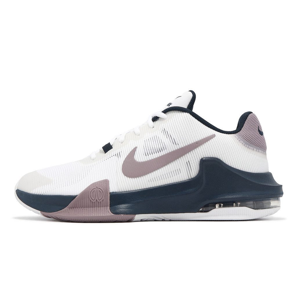 Nike 籃球鞋 Air Max Impact 4 男鞋 白 紫 深藍 氣墊 實戰 [ACS] DM1124-102