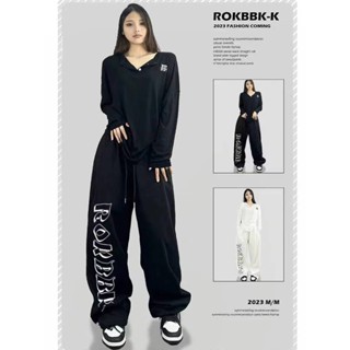 [熱賣]爵士舞服 演出服 舞臺服 爵士舞歐美風街舞黑色hiphop爵士跳舞休閒褲女內搭T恤嘻哈jazz運動套裝