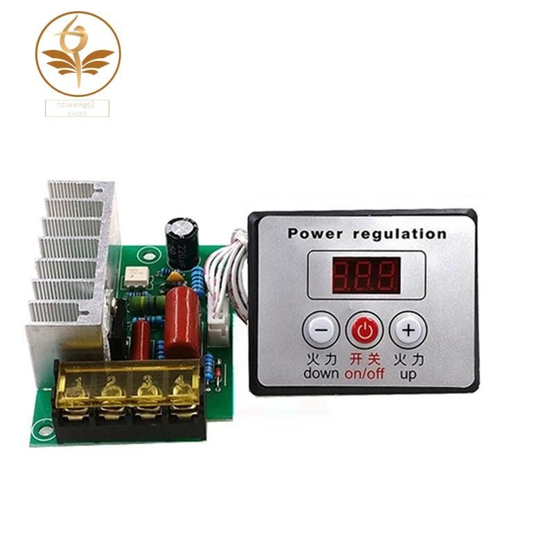 【hzswankgd2.tw】4000W Ac SCR 電壓調節器調光器電動機調速溫度控制器,用於帶開關的熱水器電機
