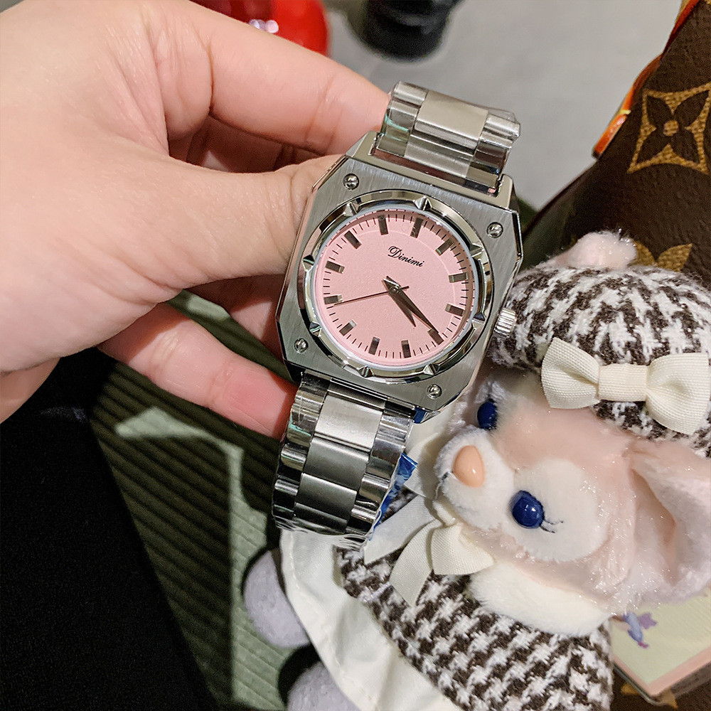 DIMINI  88375 新款 時尚 個性鋼帶腕錶 氣質 女士手錶(送精美表盒）