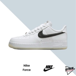 特價 NIKE AIR FORCE 1"BRONX ORIGINALS" 白底黑勾 膠底 字體 DX2305-100