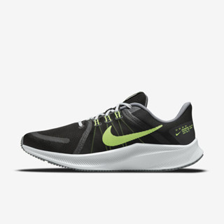 Nike Quest 4 男 慢跑鞋 運動 訓練 休閒 輕量 避震 包覆 支撐 透氣 黑 綠 [DO6697-001]