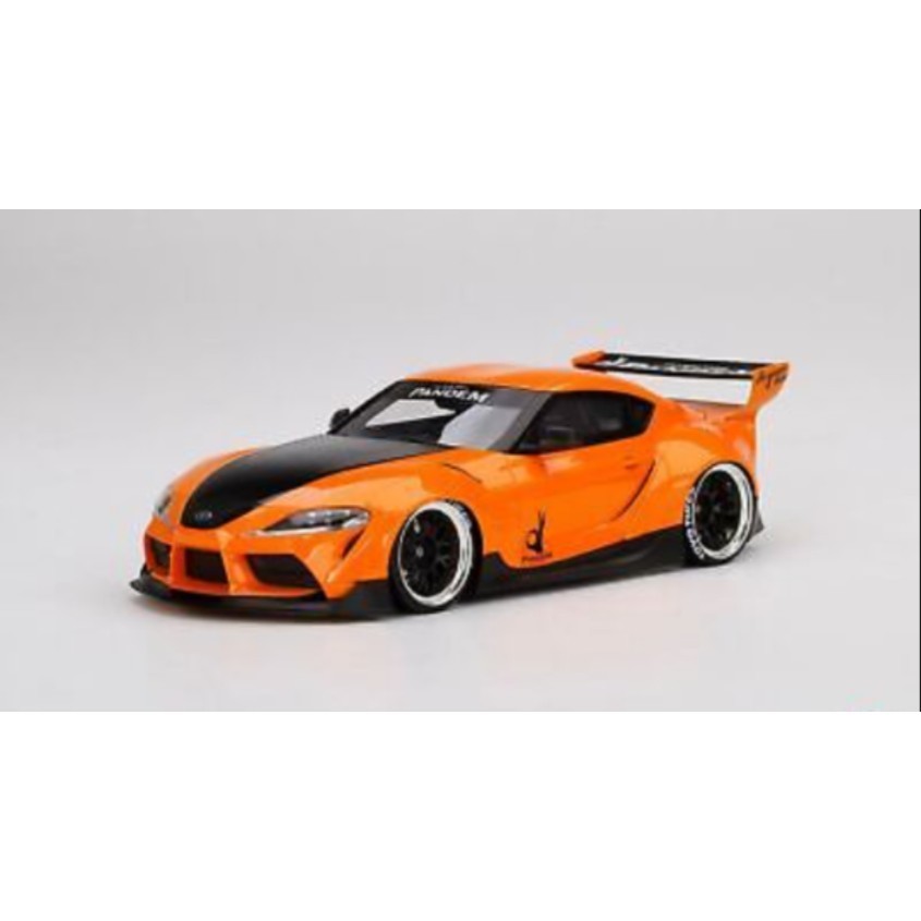 TSM 1 18 火箭兔豐田跑車模型 Pandem Toyota GR Supra V1.0 橙色