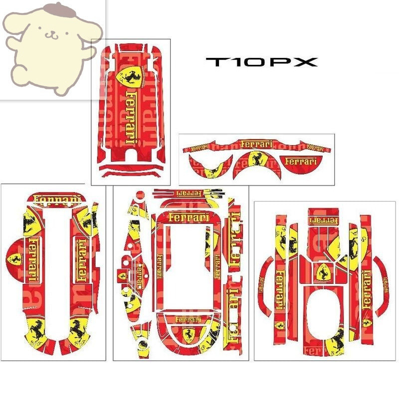 高達 Team C FUTABA T10PX 法拉利 機身彩繪賽車貼紙(一份各4張貼紙/說明書x1)