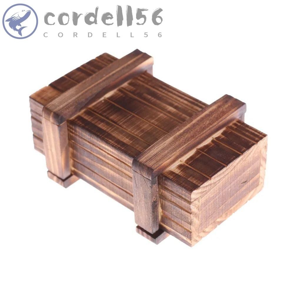 Cordell Secret 拼圖盒,拼圖盒魔術盒木製拼圖盒,神秘木盒秘密抽屜木製復古三維拼圖鎖盒大腦開發