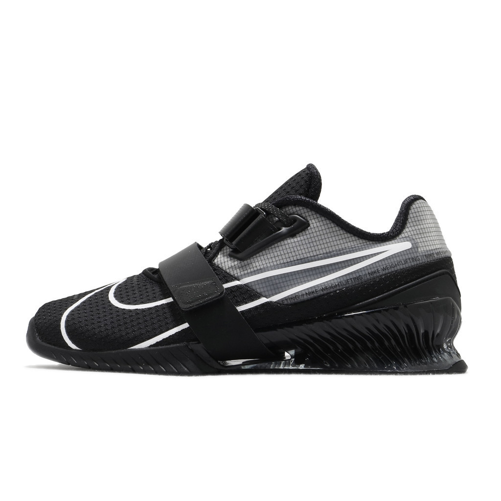 Nike 舉重鞋 Romaleos 4 黑 白 束帶 男鞋 專業 深蹲 蹲舉 重量訓練 【ACS】 CD3463-010
