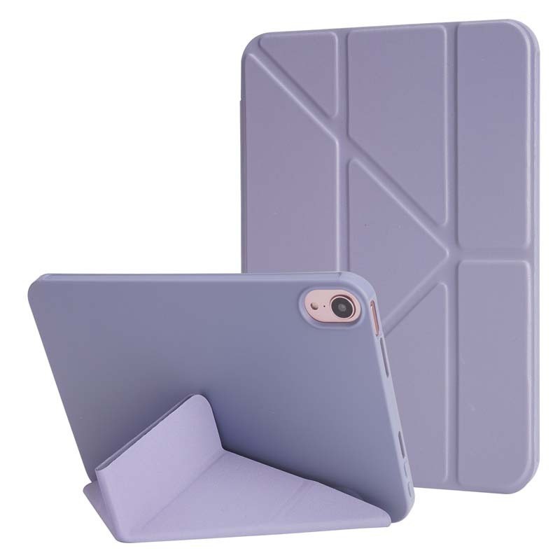 軟矽膠保護套適用於 2022 iPad 10 第十代 10.9寸 A2757 A2696 變形支架站立保護套超薄超輕皮套