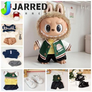 JARRED Labubu Time 衣服、娃娃衣服玩具配件棉娃娃衣服、修剪迷你可愛連衣裙毛絨娃娃連衣裙兒童