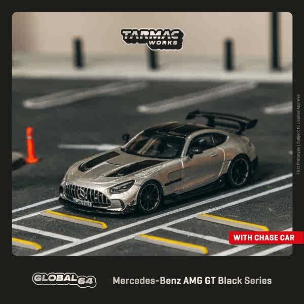 TW 1:64 賓士 Benz AMG GT跑車 T64G-042-SL仿真合金汽車模型收藏