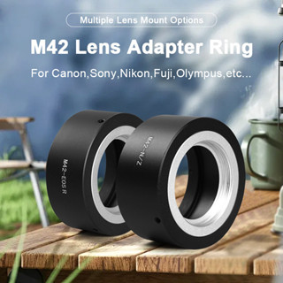 尼康 佳能 國際牌 高精度金屬 M42 螺絲鏡頭卡口轉接環適用於 DSLR SLR 無反光鏡相機 M42 至索尼 E N