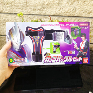 【特價】正版BANDAI萬代特利迦奧特曼DX勝利收納腰帶變身器USB鑰匙玩具