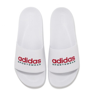 adidas 拖鞋 Adilette Shower 男鞋 女鞋 白 紅 涼拖鞋 愛迪達 [ACS] IE8944