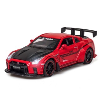 模擬1:32日產nissan GTR R35合金玩具跑車001