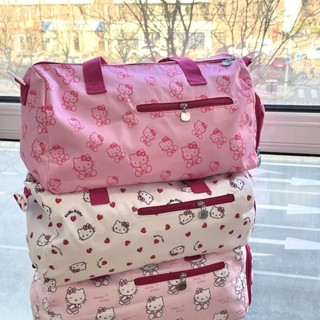 HelloKitty手提旅行包收納袋短途行李包健身可套拉桿箱大容量防水B3.19